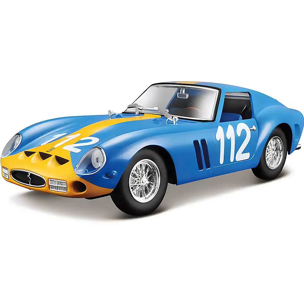 Bburago 1:24 Ferrari R&P 250 GTO Racing Blau | Die-Cast Modelle
