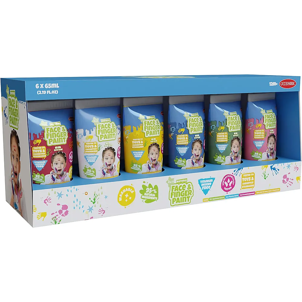 Boti Nat�rliche Gesichts- und Fingerfarbe - 6 x 65 ml