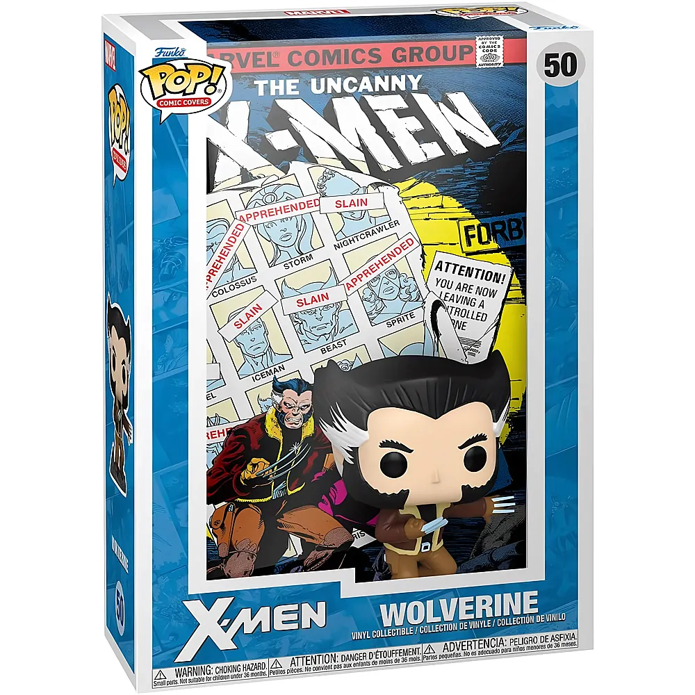 Funko POP Comic Cover: Marvel - X-Men: Days of Future Past - 1981 Wolverine - Wolverine Comics - Vinyl-Sammelfigur - Suche