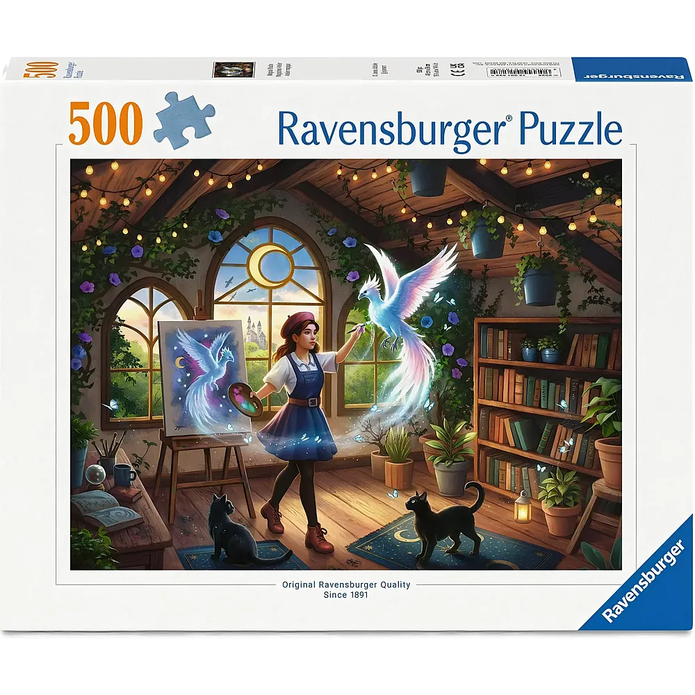 Ravensburger Puzzle Magisches Atelier - 500 Teile
