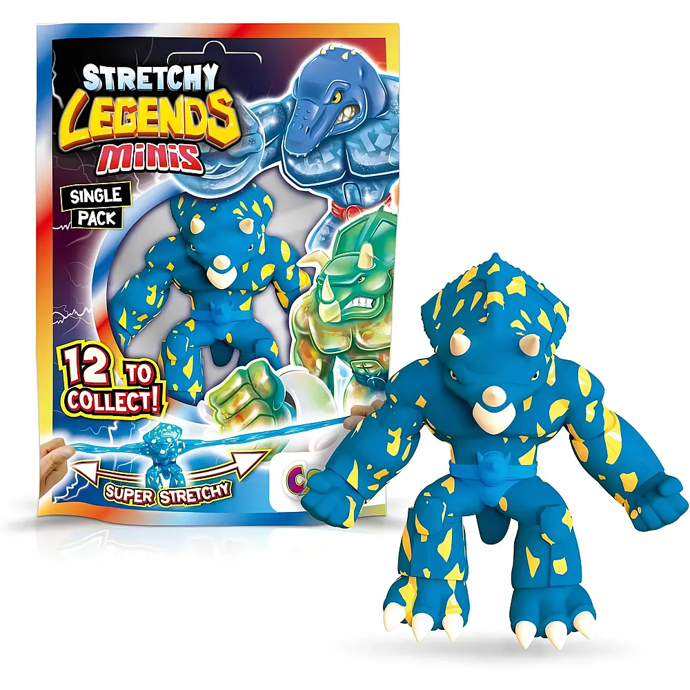 CRAZE STRETCHY LEGENDS Minis - Elastische Actionfiguren f�r Kinder, Klebrige & Dehnbare Superhelden Figuren zu Sammeln