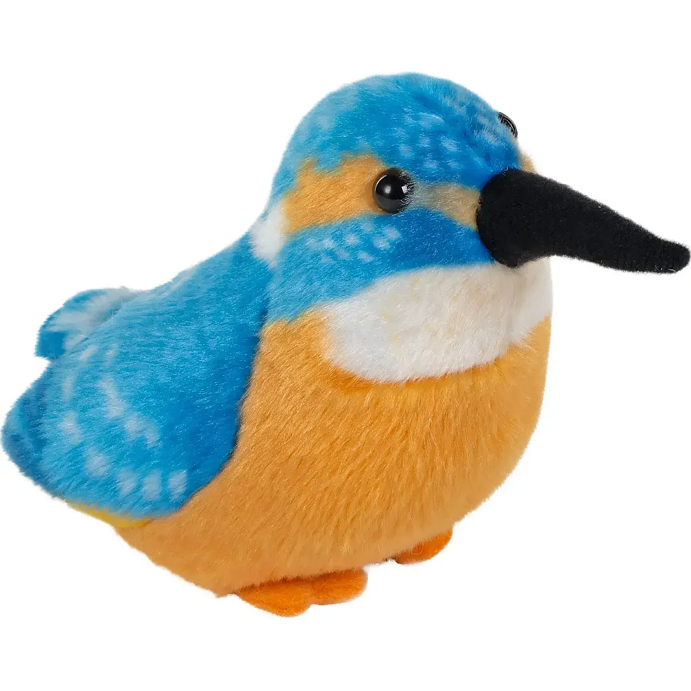 meinspielzeug - Wild Republic Birds Eisvogel mit Vogelrufen 18cm | V�gel Pl�sch