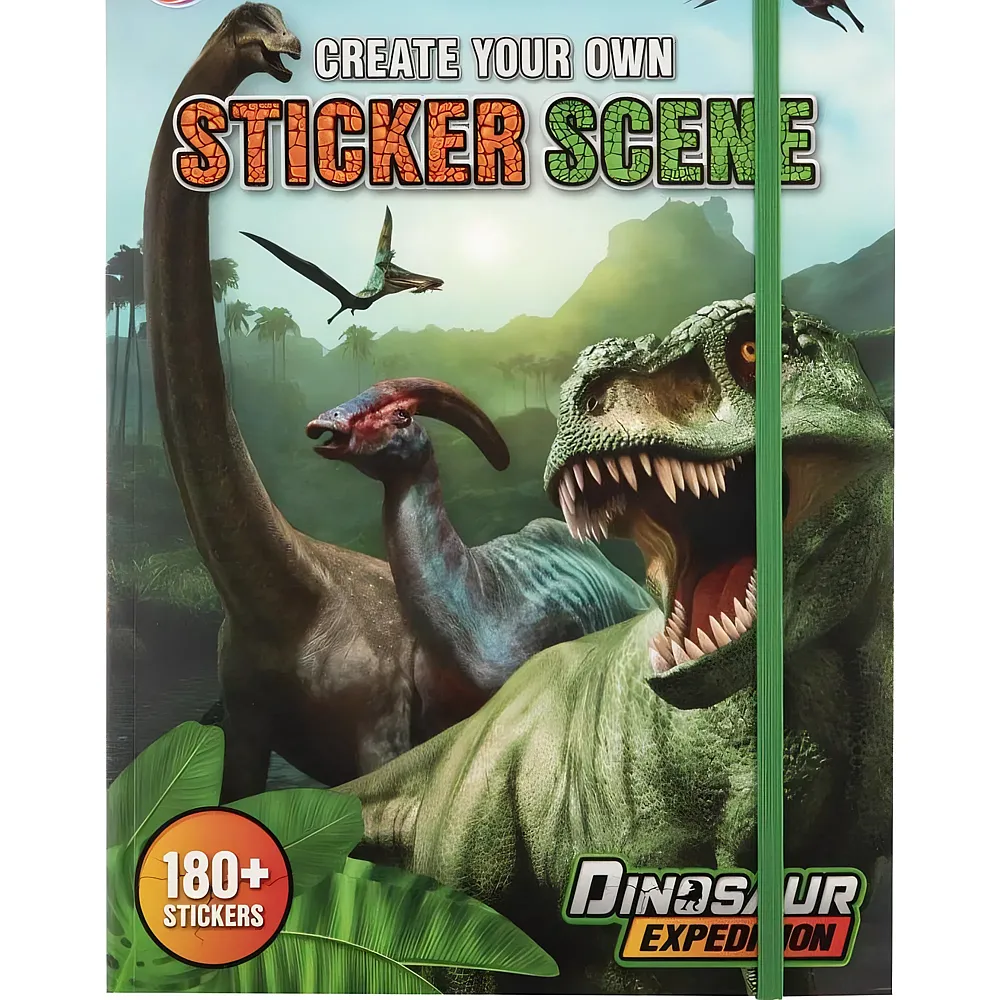 Sombo Dino Sticker-Szenzen-Buch A4 - Suche