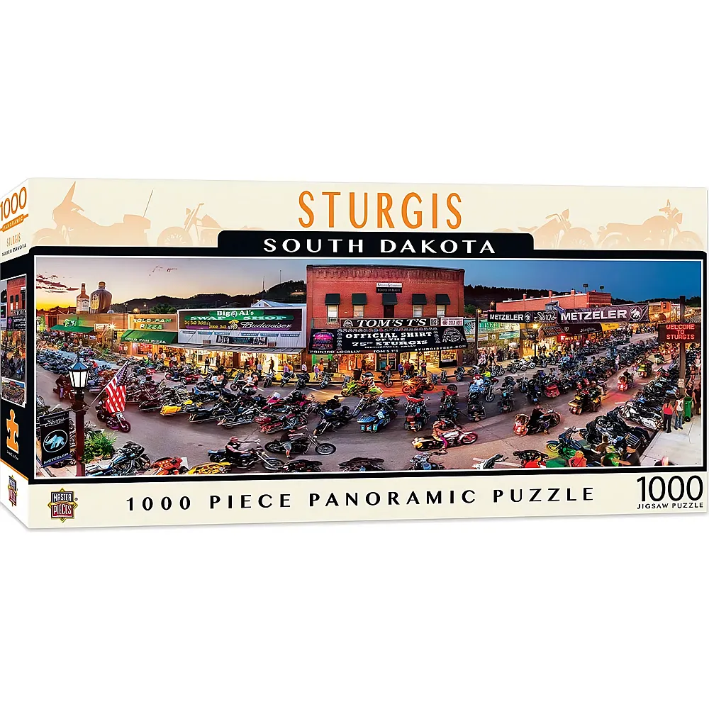 Master Pieces Puzzle Panorama Sturgis, South Dakota 1000Teile