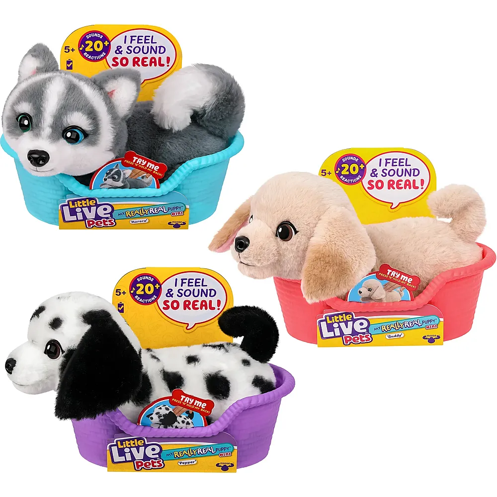Moose Toys Little Live Pets My Really Real Hundewelpe Mini