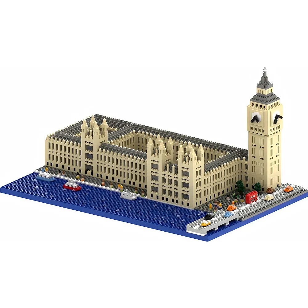 meinspielzeug - Brixies Big Ben - 6757 Teile | Nano-Bausteine