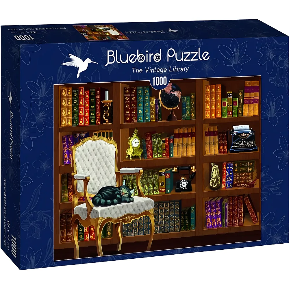 Bluebird Puzzle The Vintage Library - 1000 Teile