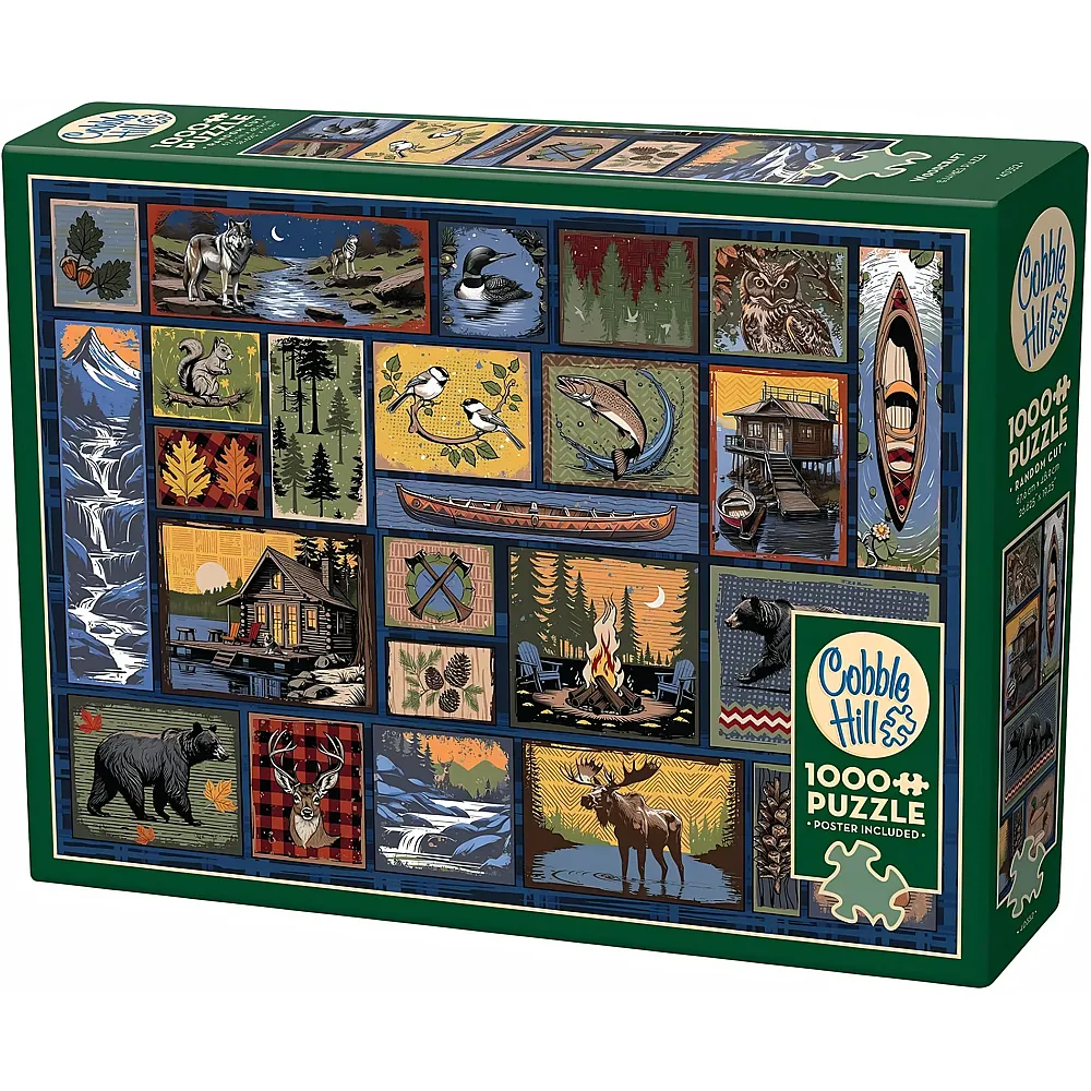 Cobble Hill Puzzle 1000 Teile Woodcraft