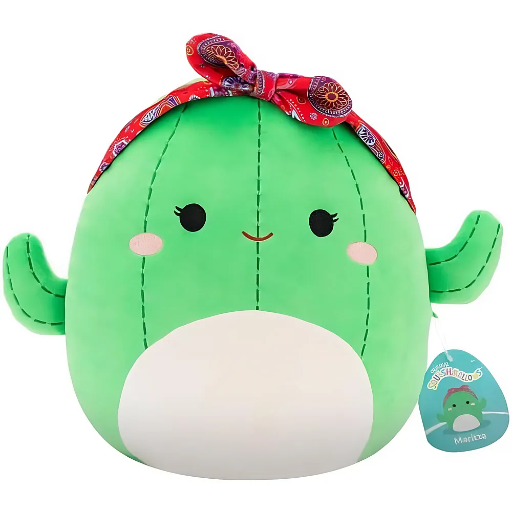 Squishmallows Pl�sch Maritza der Kaktus mit Stirnband - 30 cm