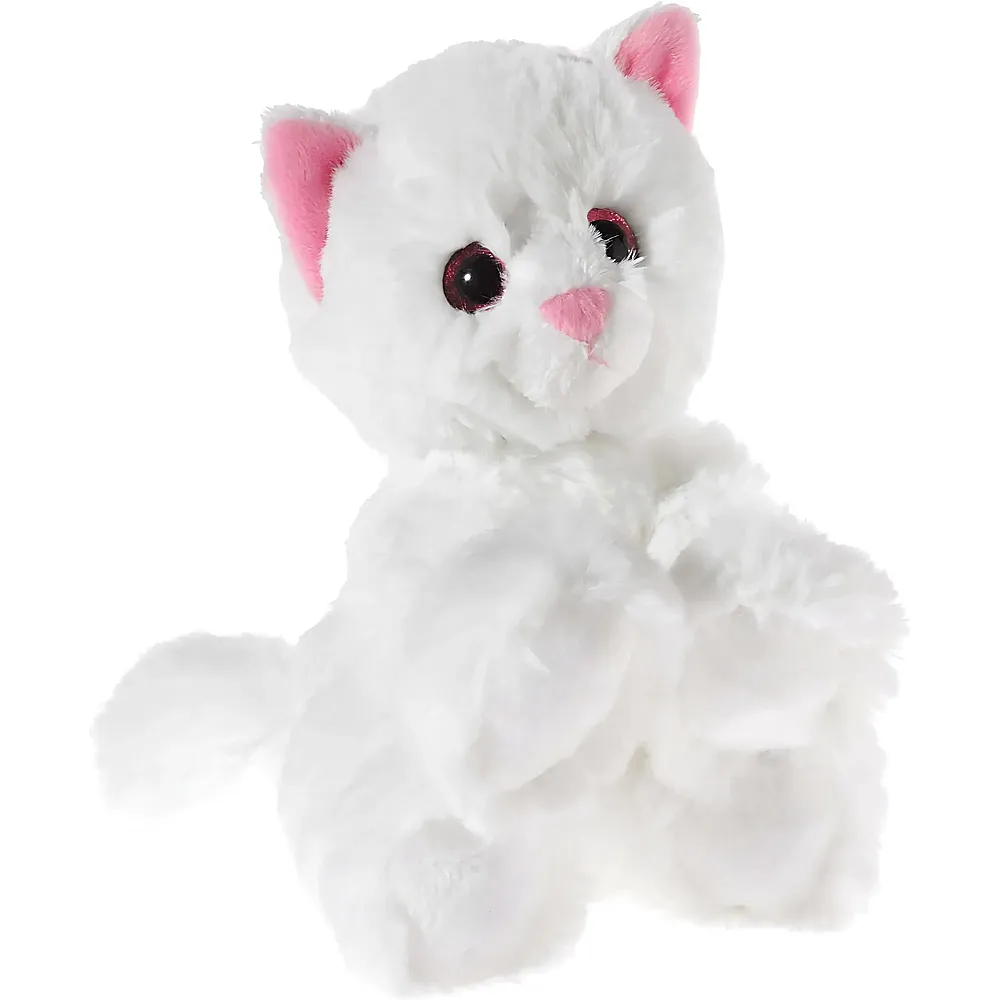 Heunec Glitter Kitty Katzenbaby Weiss - 20 cm | Katzen Pl�sch