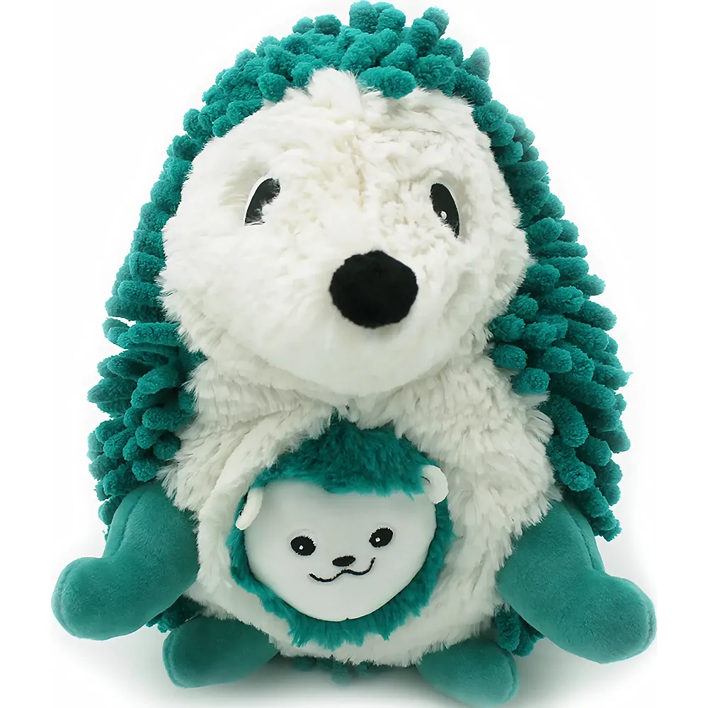 Les D�glingos Piktou die Igel-Mama mit Baby - 21 cm