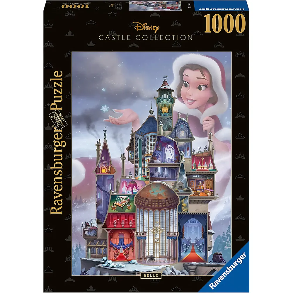 Ravensburger Puzzle Castle Collection Disney Princess Disney Castles Belle - 1000 Teile