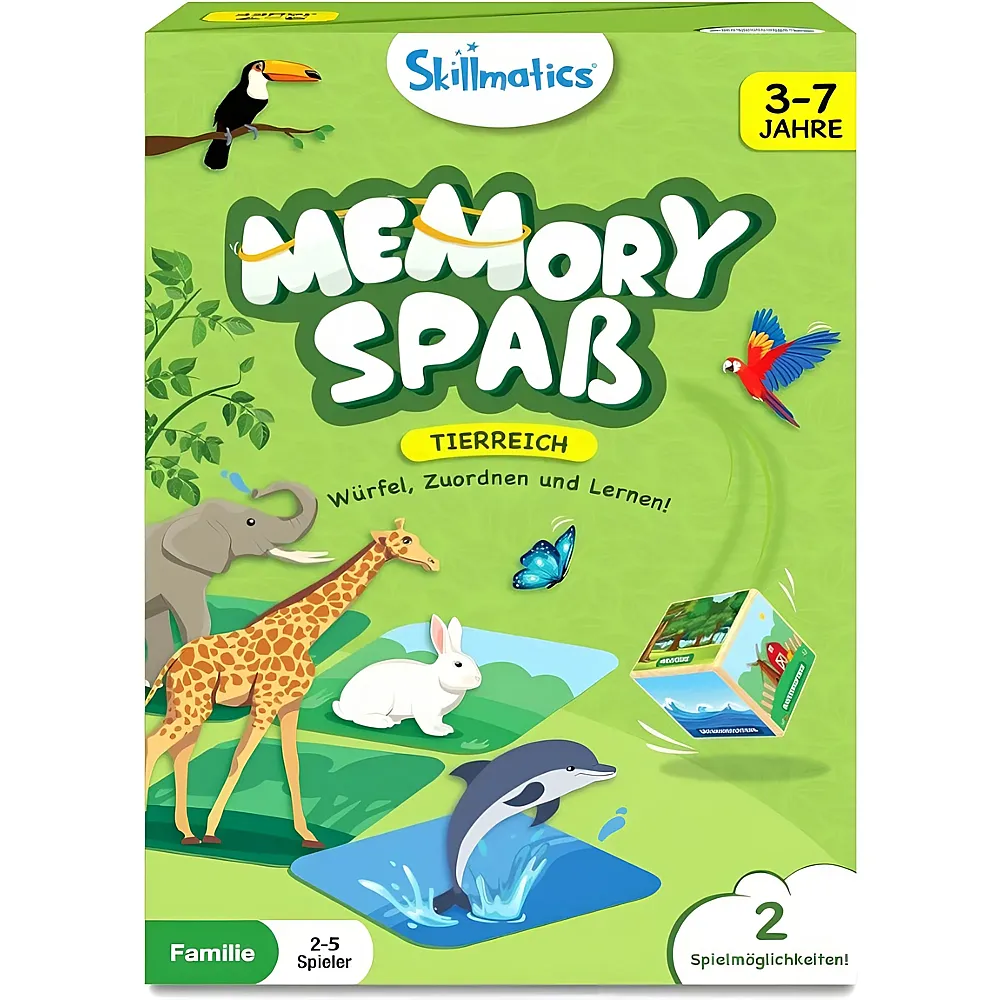Skillmatics Spiele Tierreich Memory Spass DE