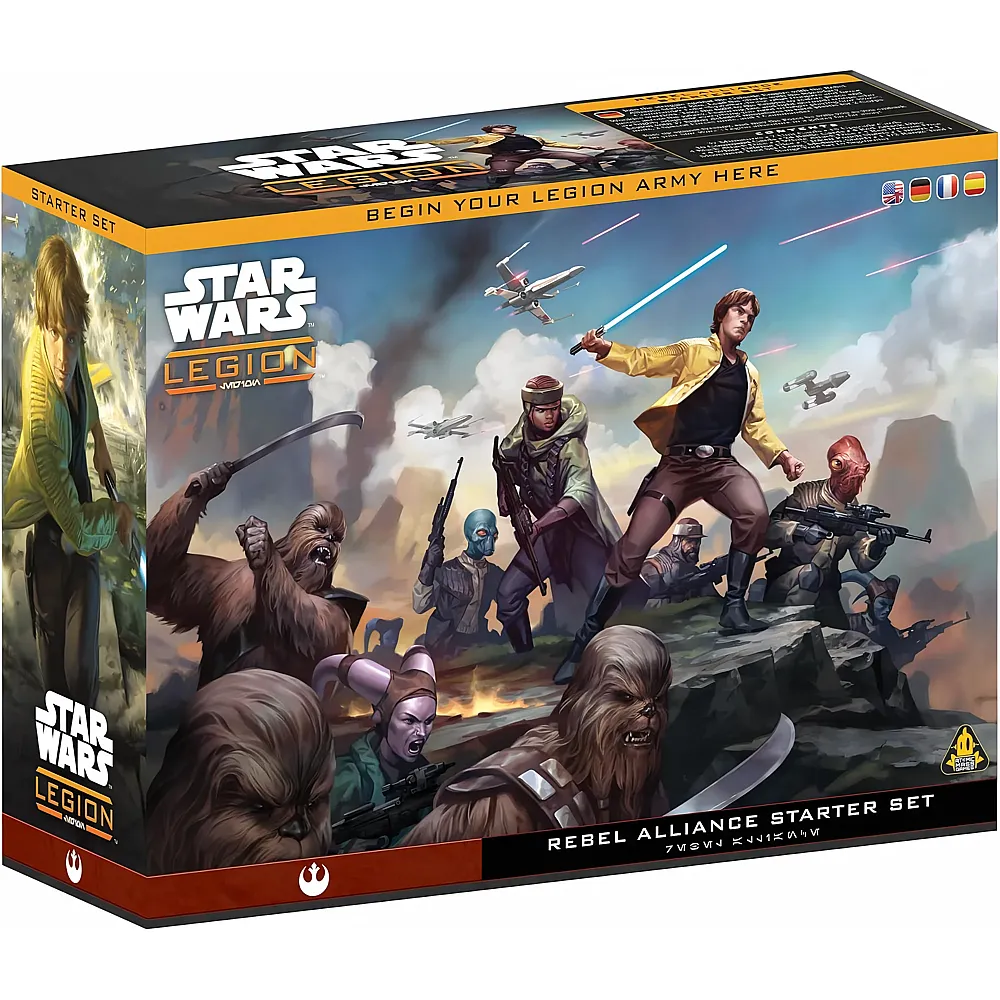 Atomic Mass Games Star Wars SW Legion Rebel Alliance Starter Set mult