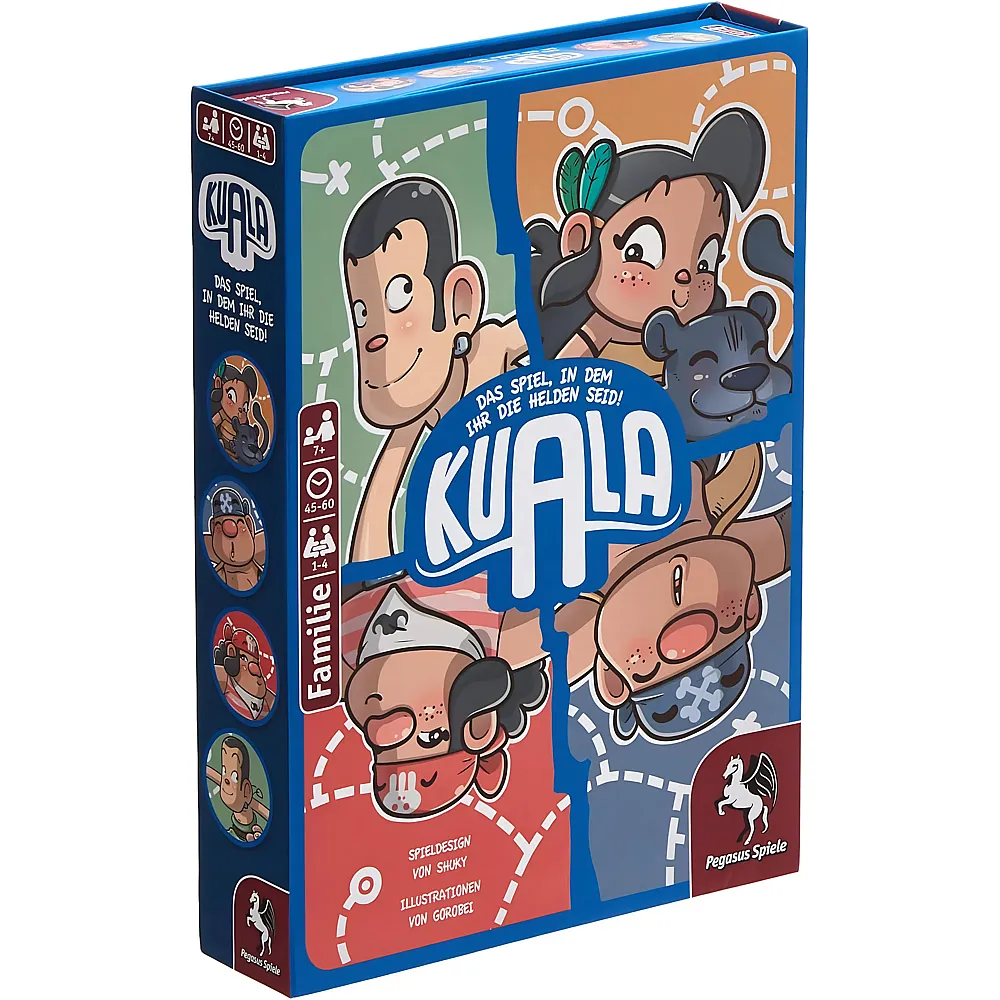 Pegasus Spiele Kuala - Abenteuer-Comic-Spiel