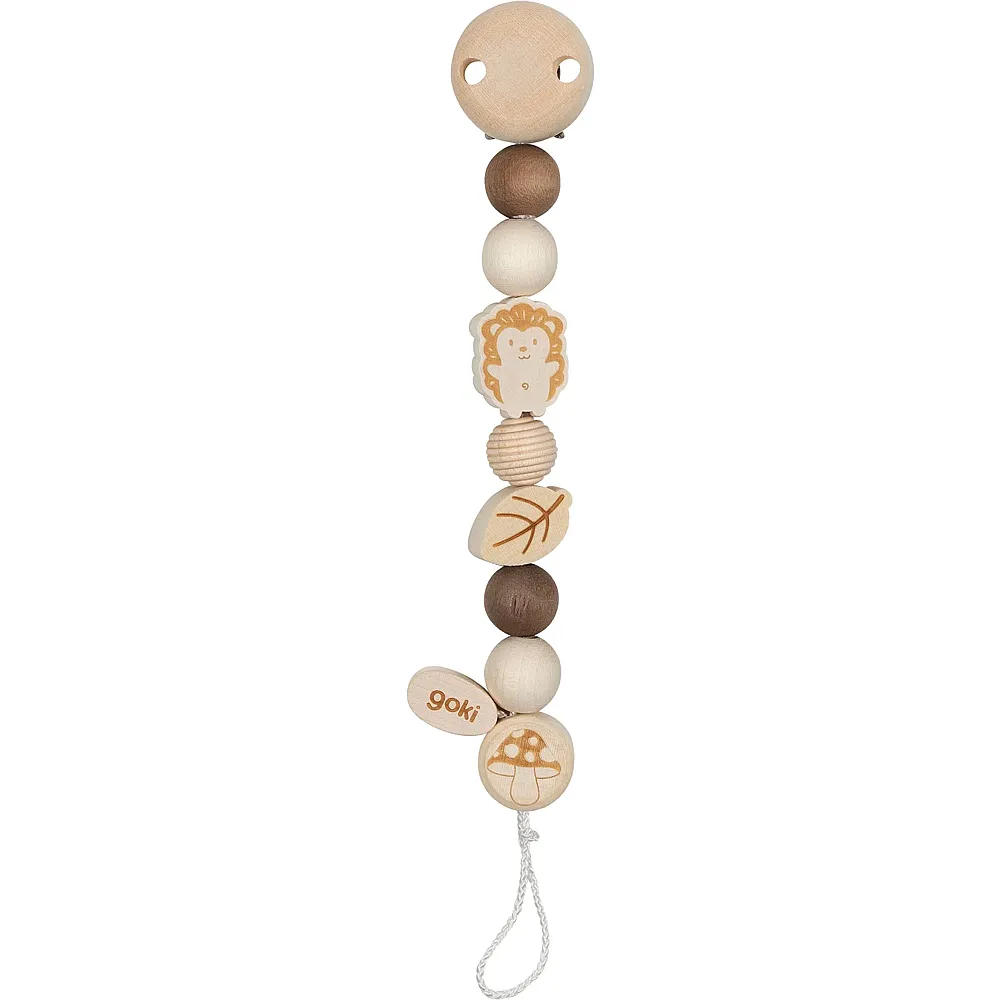 Goki Schnullerkette Igel Aus Holz, L: 21 Cm - Marken