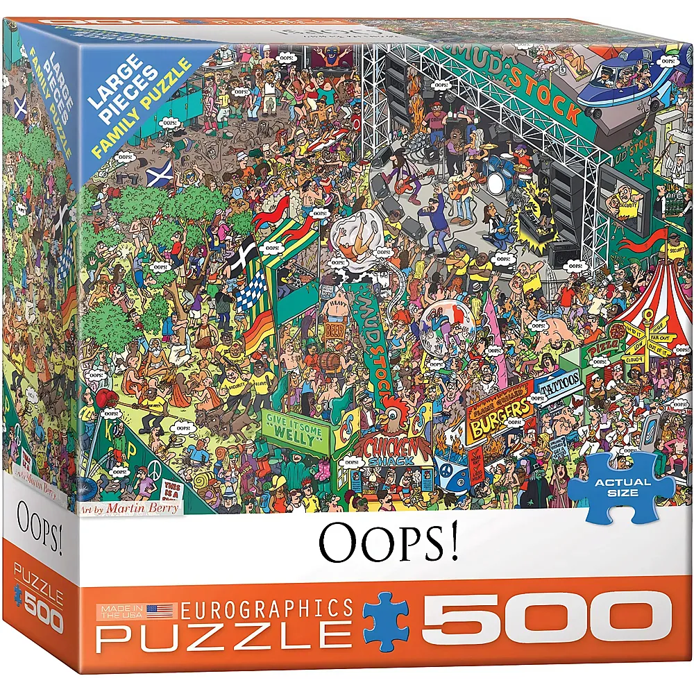 Eurographics Puzzle Oops - 500 Teile