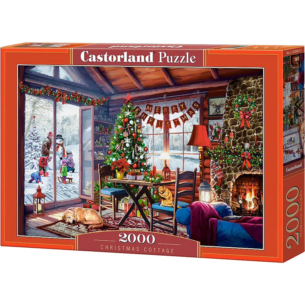 Castorland Puzzle Weihnachtsh�uschen 2000Teile