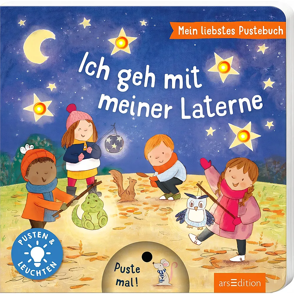 ars Edition Pustebuch: Ich geh mit meiner Laterne