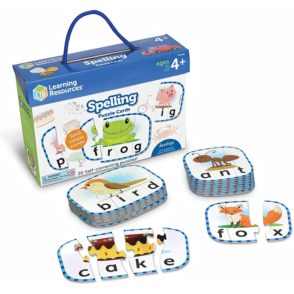 Learning Resources Buchstabier-Puzzlekarten