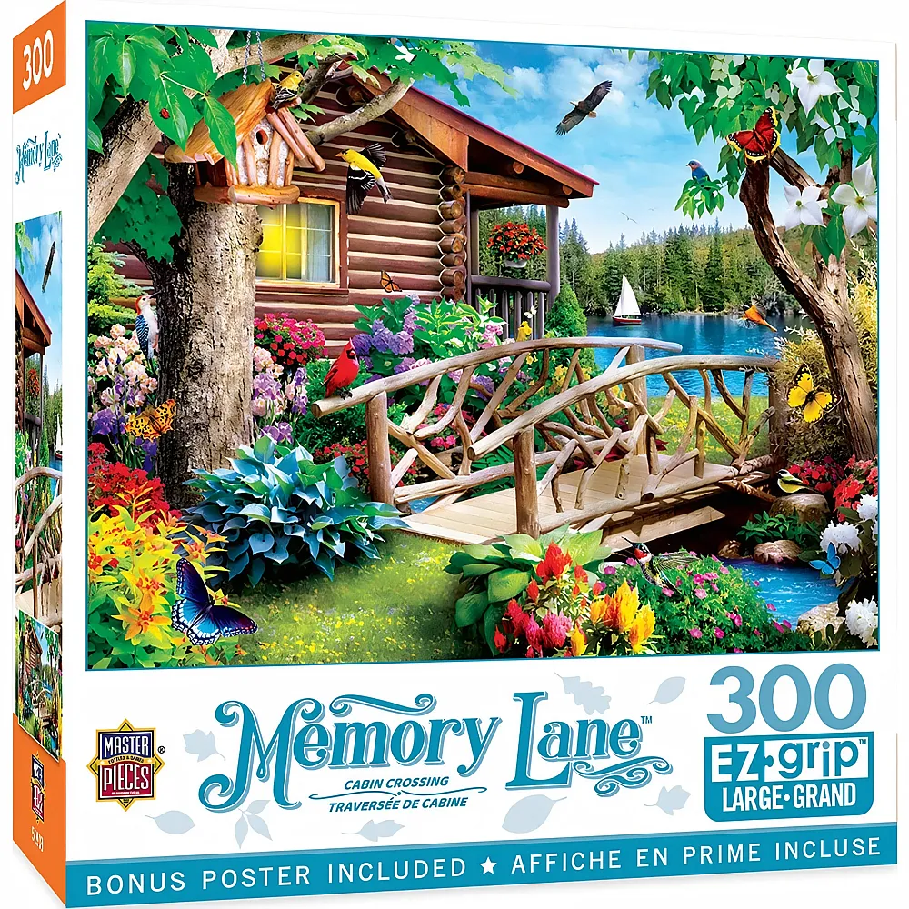 Master Pieces Puzzle Memory Lane �ber die Br�cke - 300 Teile