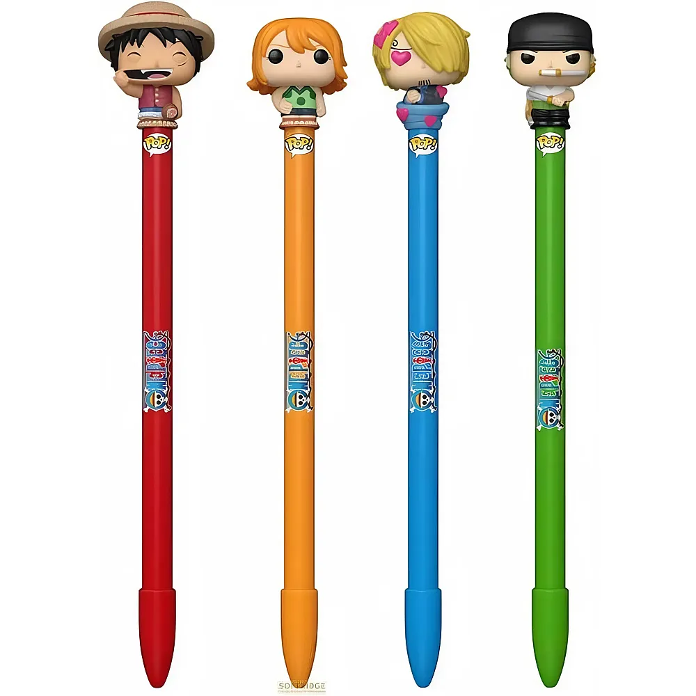 Funko Pen Toppers One Piece Display - 16 Teile - Schule & Kindergarten