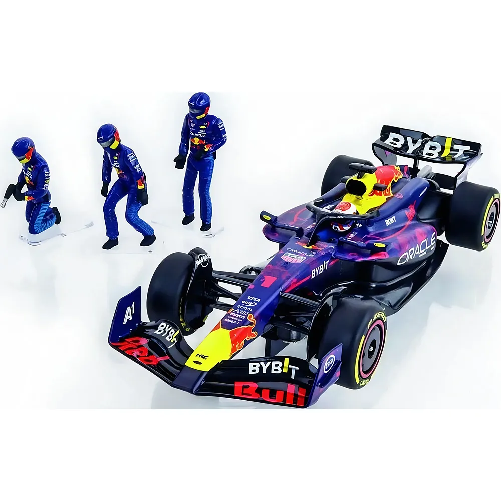 Carrera D132 Red Bull Racing RB20, No.1 M. Verstappen, Silverstone 2024 in Metallbox