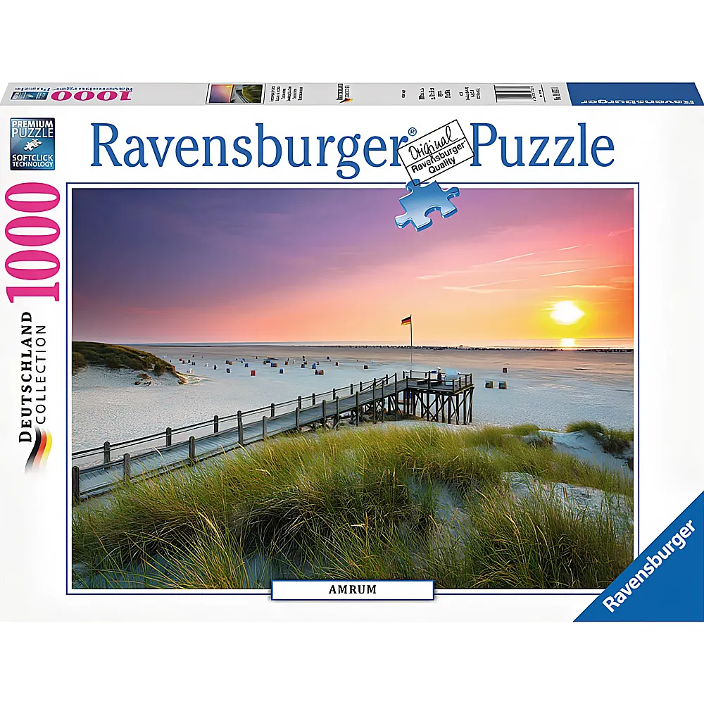 Ravensburger Puzzle Sonnenuntergang ber Amrum 1000Teile