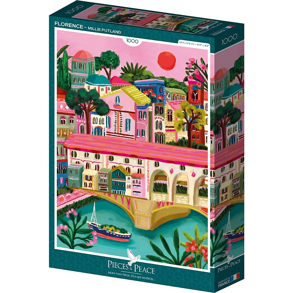 Pieces & Peace Puzzle Millie Putland Florenz 1000Teile