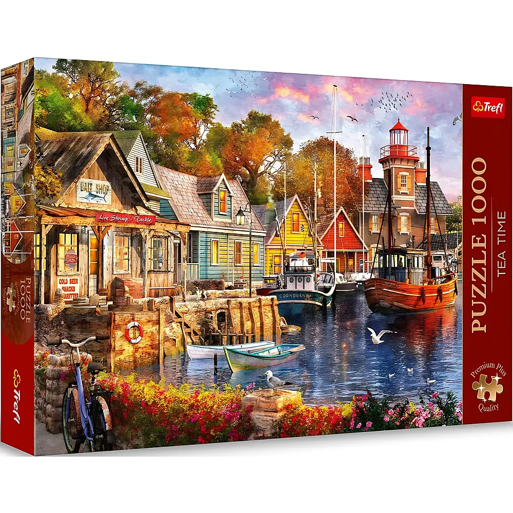 Trefl Puzzle Tea Time Hafen am Meer 1000Teile