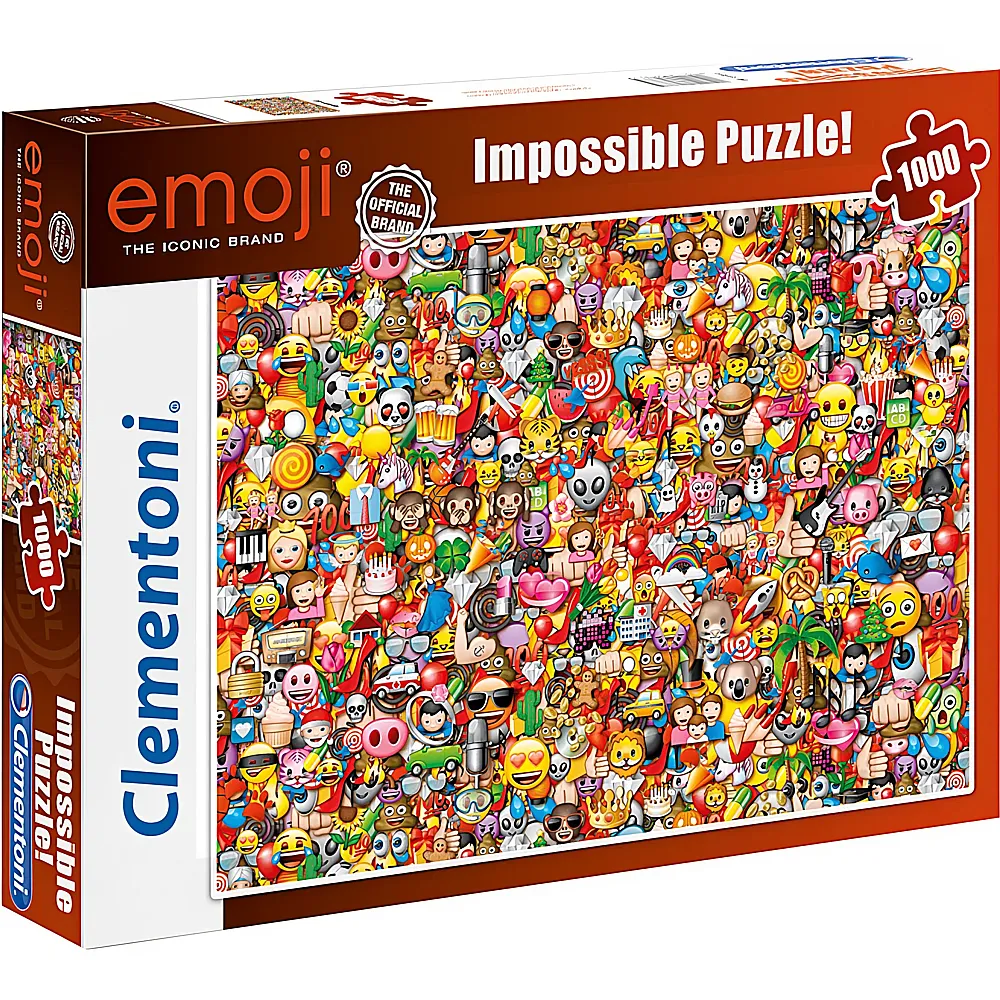Clementoni Puzzle Impossible Emoji 1000Teile