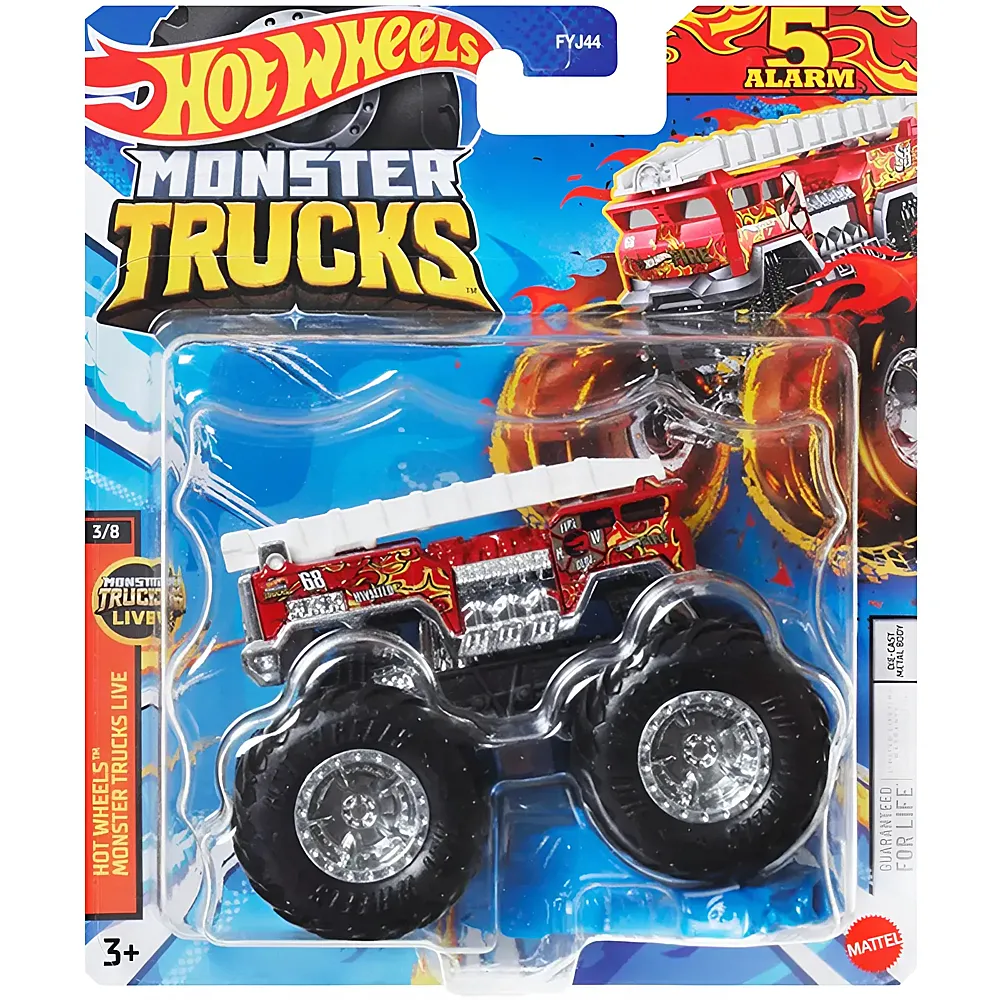 meinspielzeug - Hot Wheels Monster Trucks 5-Alarm 1:64 | Autos