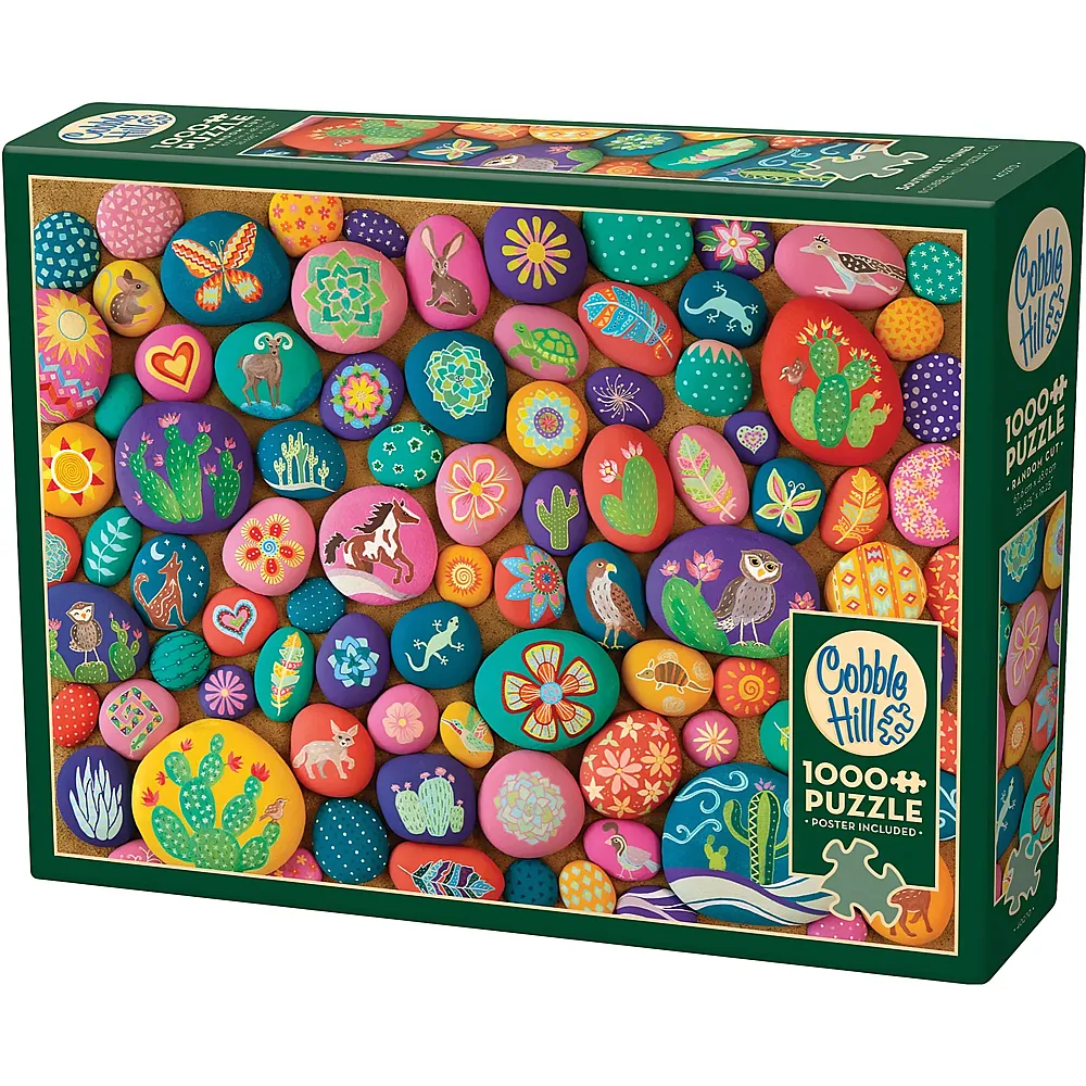 Cobble Hill Puzzle Bemalte Steine aus S�dwest Amerika 1000Teile