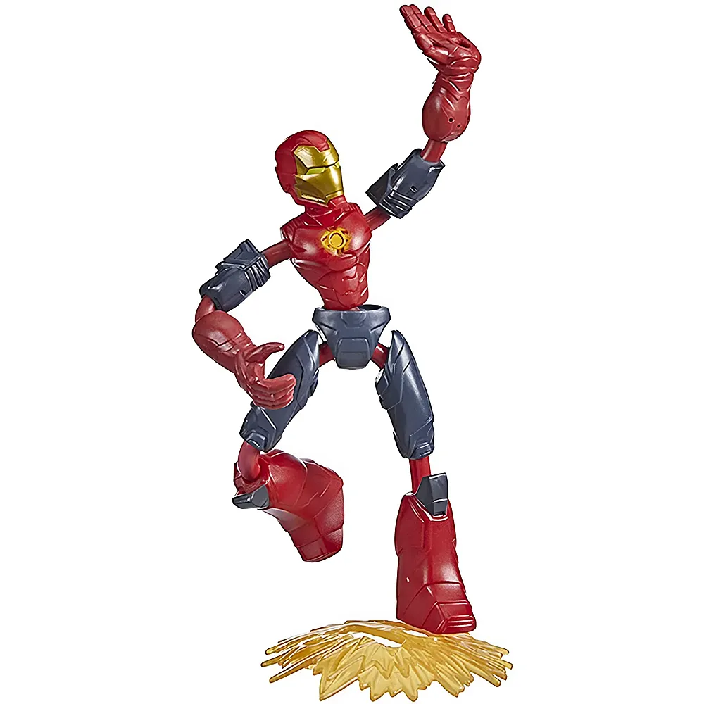 Hasbro Avengers Bend & Flex Iron Man Feuer-Mission 15cm