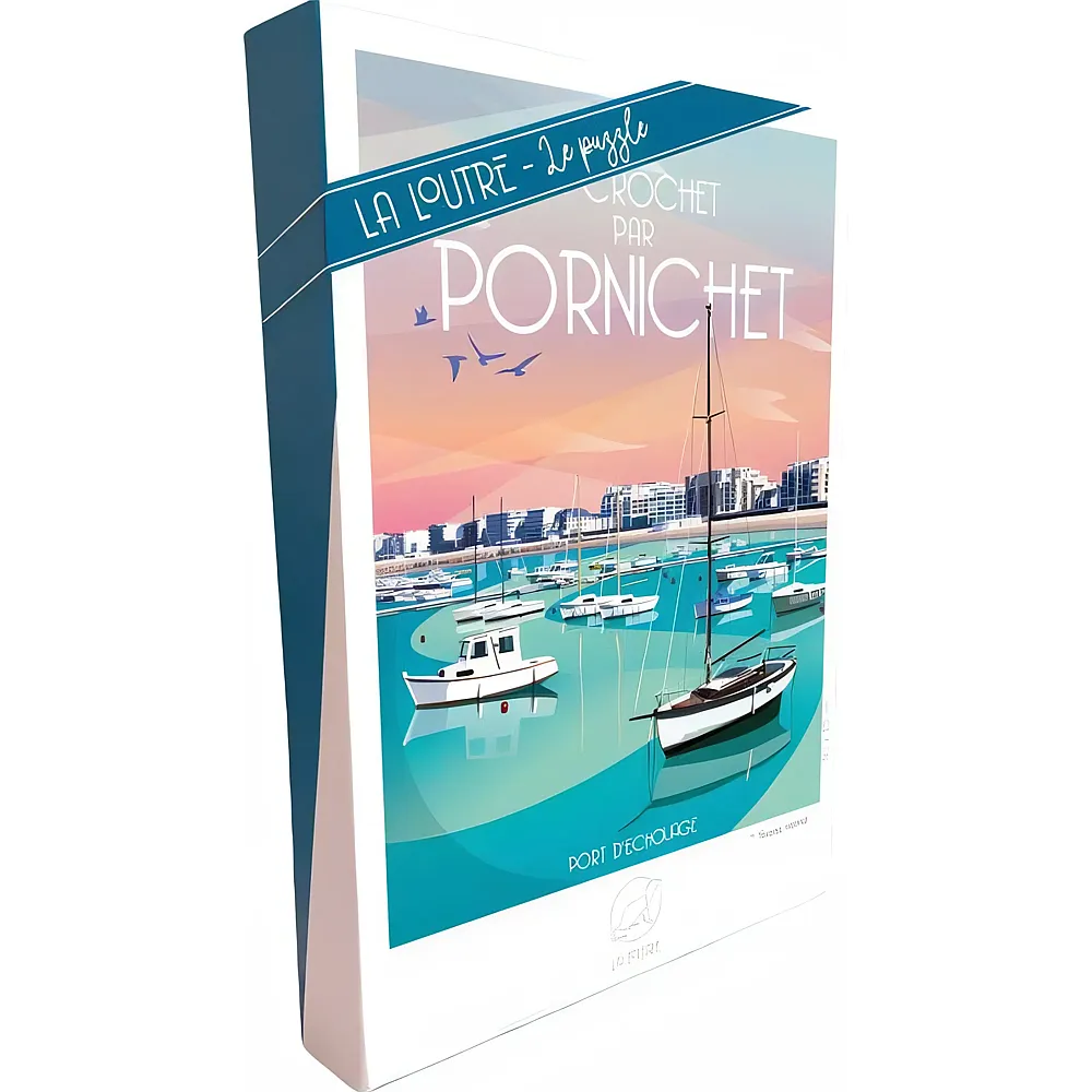 La Loutre Puzzle Un Crochet par PORNICHET - Port d'Echouage - 1000 Teile