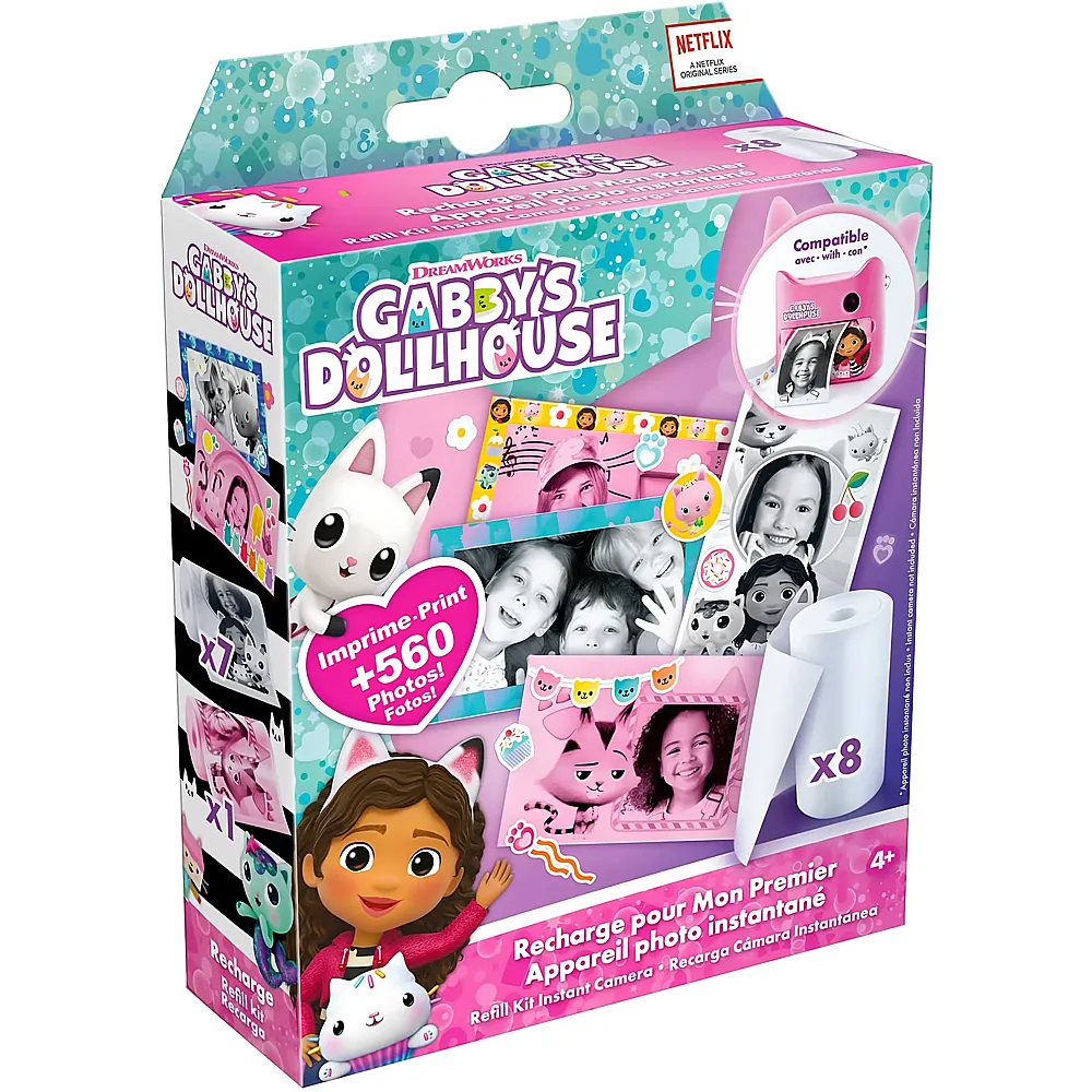 Canal Toys Gabby's Dollhouse Zauberhaus Nachf�llpack f�r Sofortbildkamera