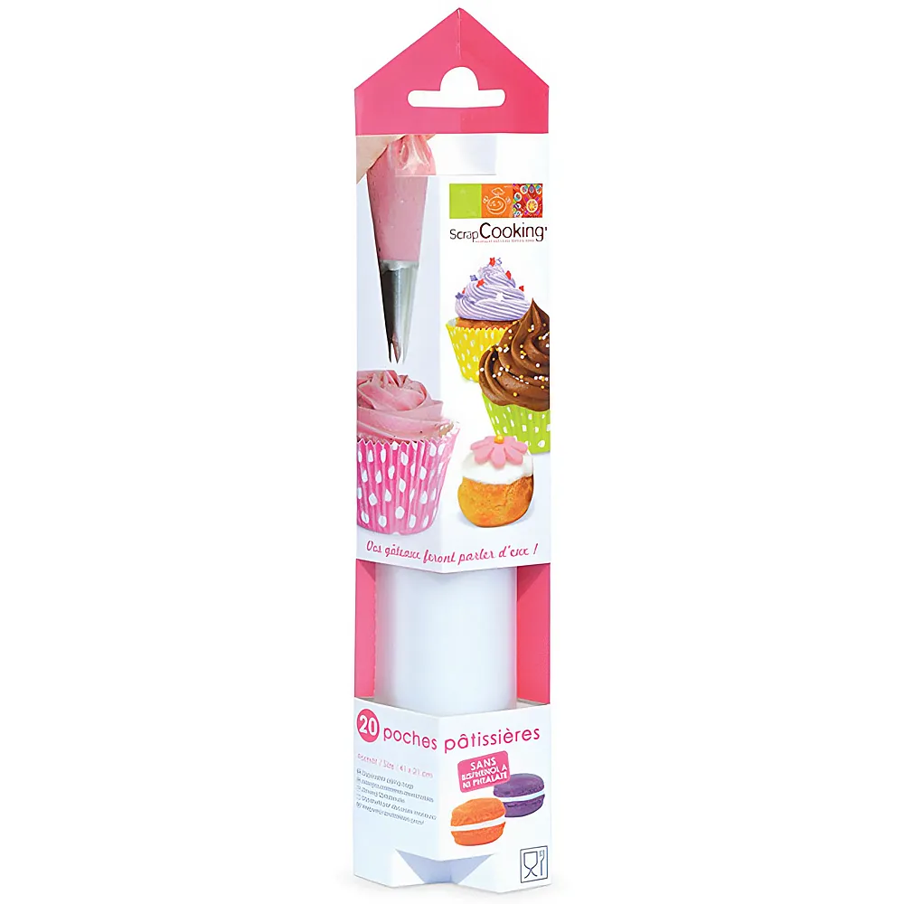 ScrapCooking Spritzbeutel - 20 Teile | Backen & Dekorieren