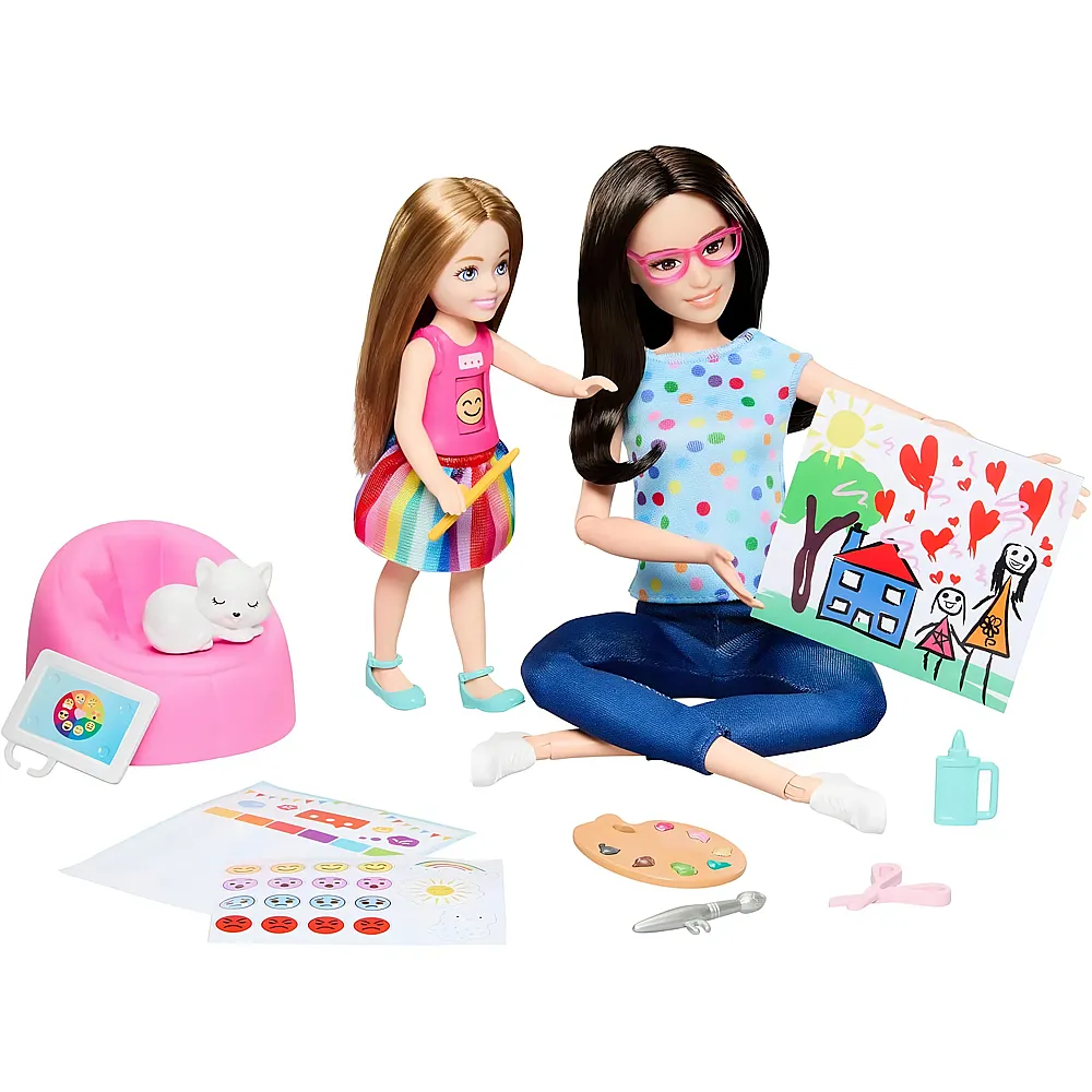 Barbie Karrieren Kunsttherapeutin Puppe