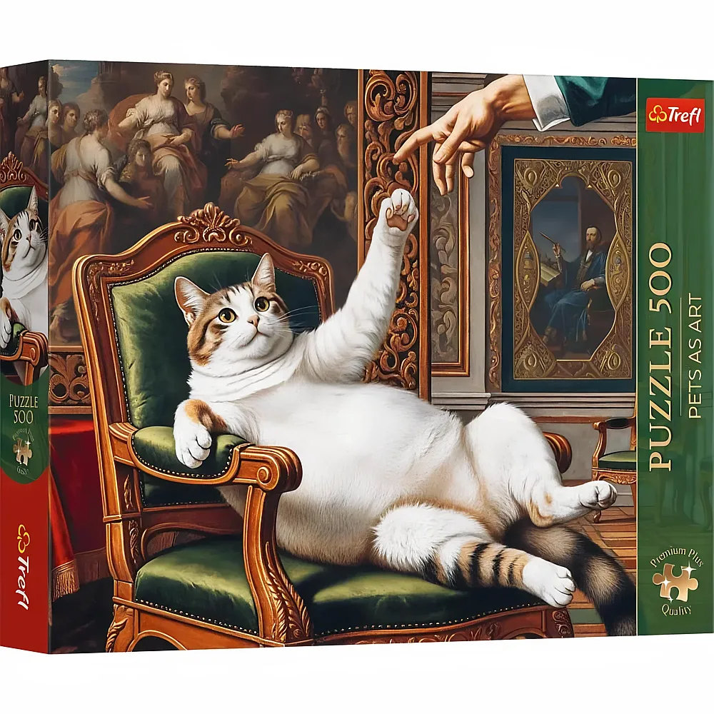 Trefl Puzzle Pets as Art Seine moppelige Majest�t - 500 Teile