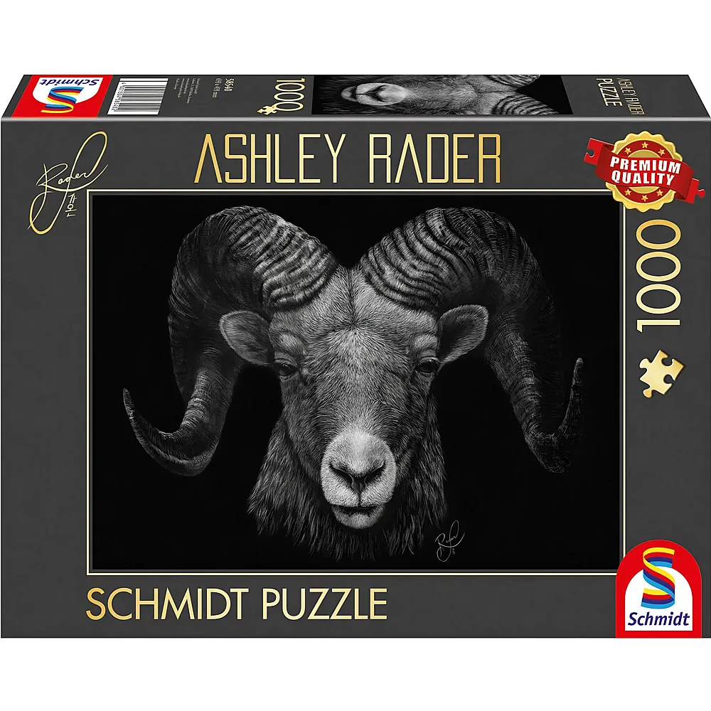 Schmidt Puzzle Ashley Rader Widder Im Zeichen des Feuers 1000Teile