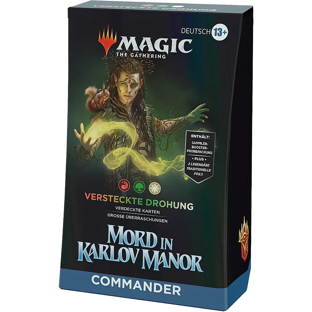 Magic The Gathering Mord in Karlov Manor Commander-Deck - Versteckte Drohung - Deutsch