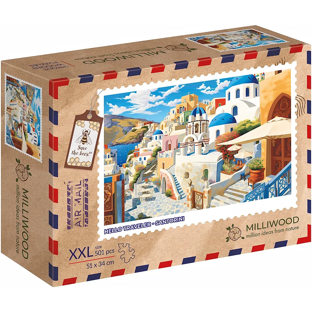 Milliwood Puzzle Santorini 500Teile