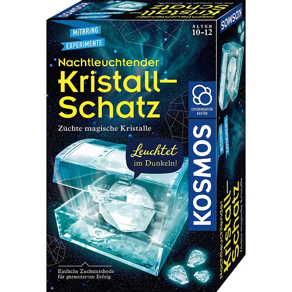 Kosmos Mitbring Experimente Nachtleuchtender Kristall-Schatz