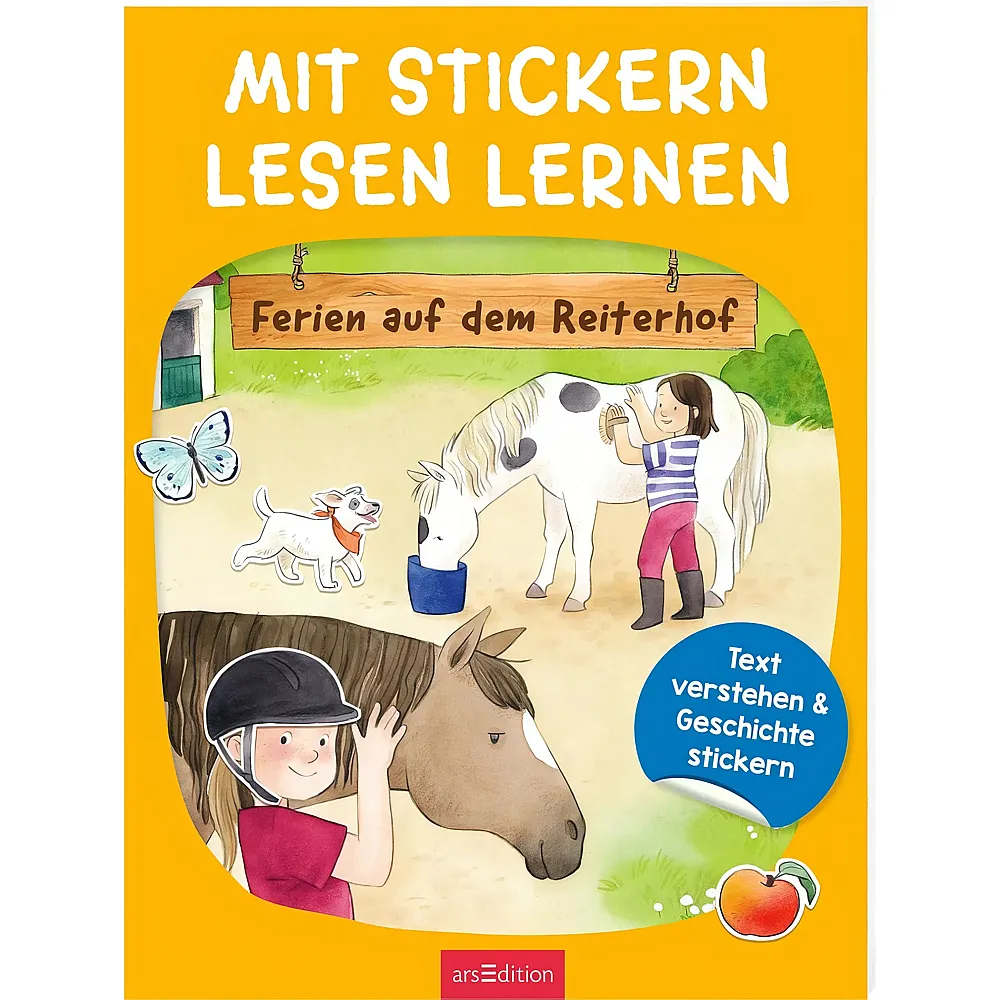 ars Edition Mit Stickern Lesen lernen  Ferien auf dem Reiterhof