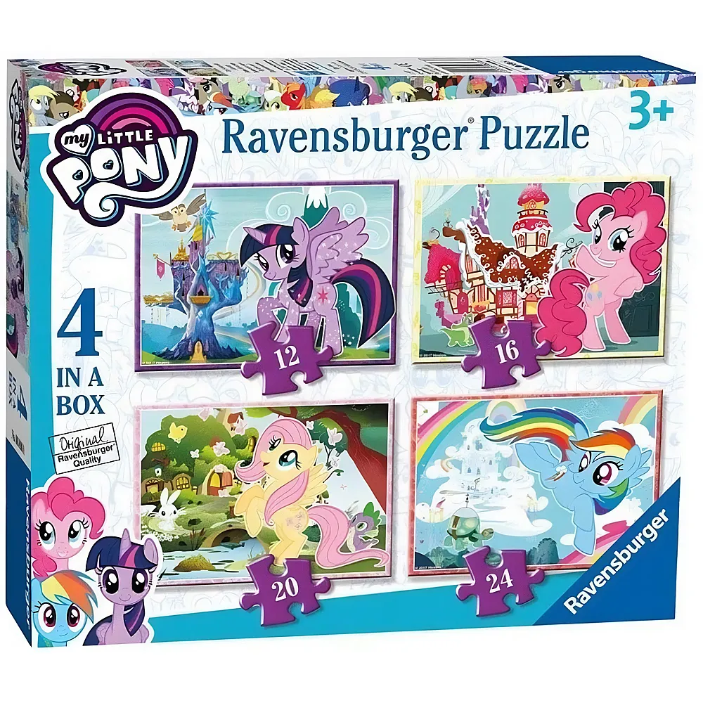 Ravensburger Puzzle 4in1 My Little Pony - 12 Teile