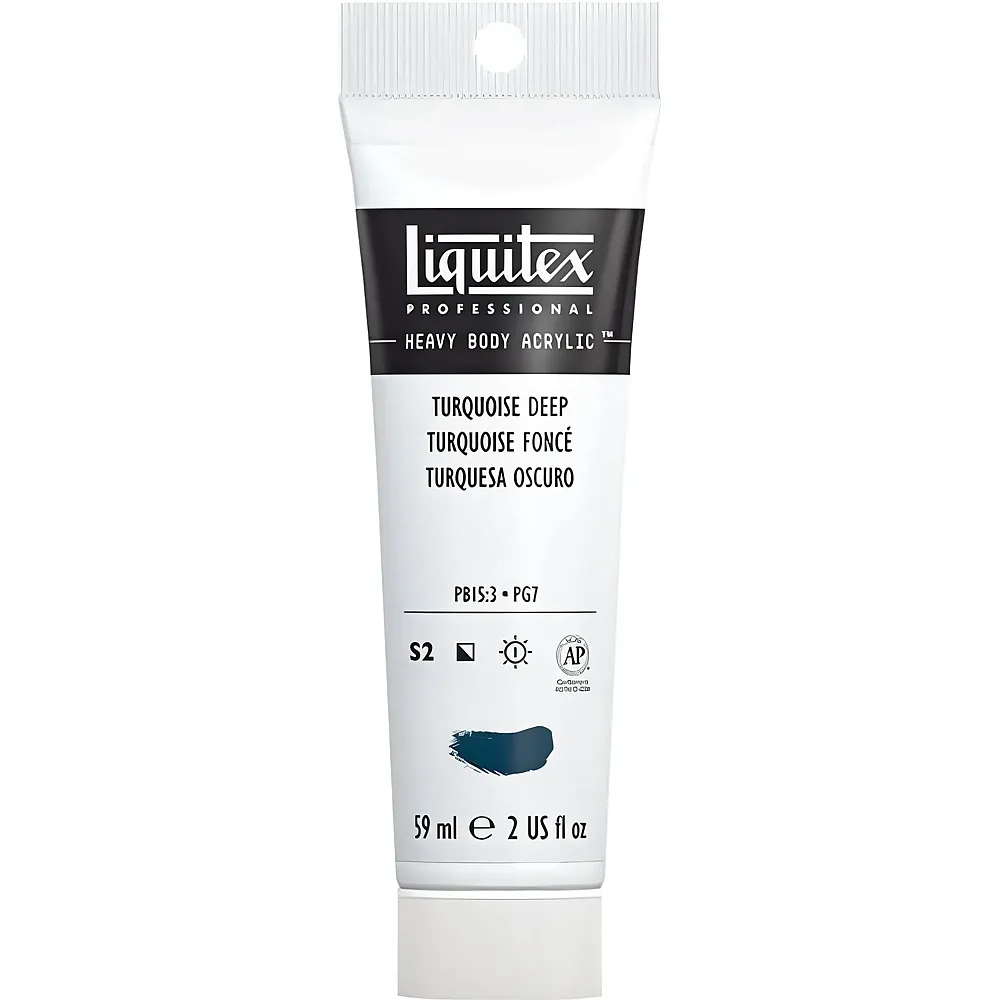 Liquitex Lqx Prof. Heavy Body Acrylfarbe 59ml Tube Dunkeltrkis