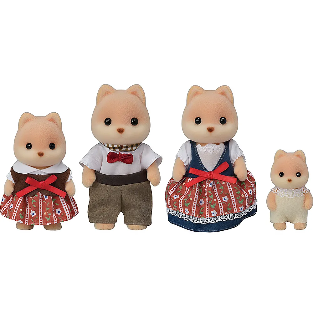 Sylvanian Families Figuren Caramel Dog Family 5459