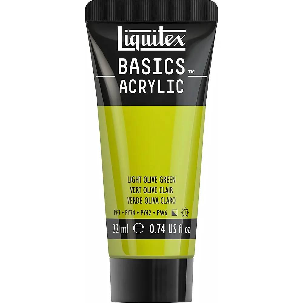 Liquitex Lqx Basics Acrylfarbe 22ml Tube Olivgrn Hell - Suche