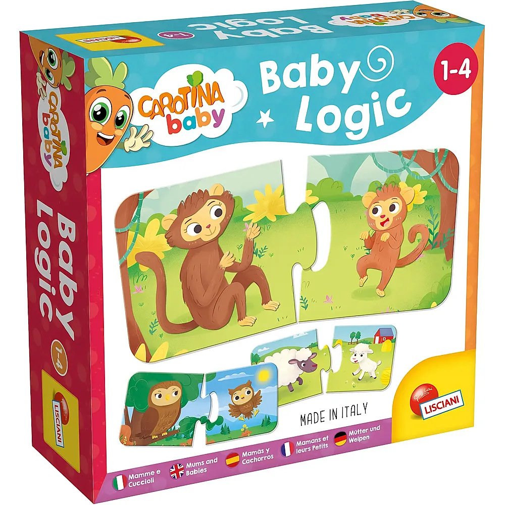 Lisciani Carotina Baby Logikspiel M�tter und ihre Jungen Baby