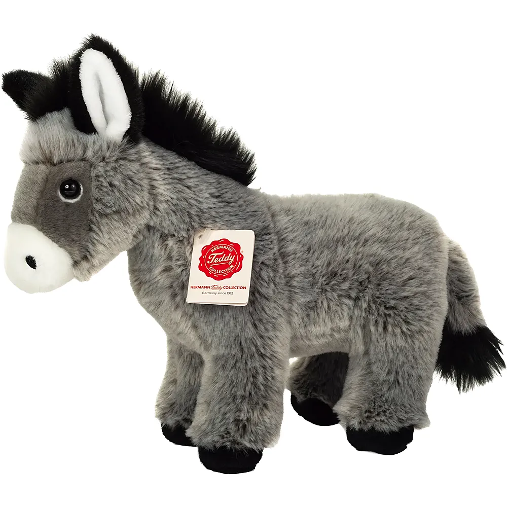 Teddy-Hermann Esel stehend - 27 cm - Bauernhoftiere Pl�sch
